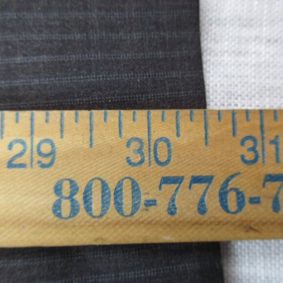 Blazer Jacket Mens Brown Striped Single Breasted Notch Lapel Button Front 52R - Picture 11 of 13